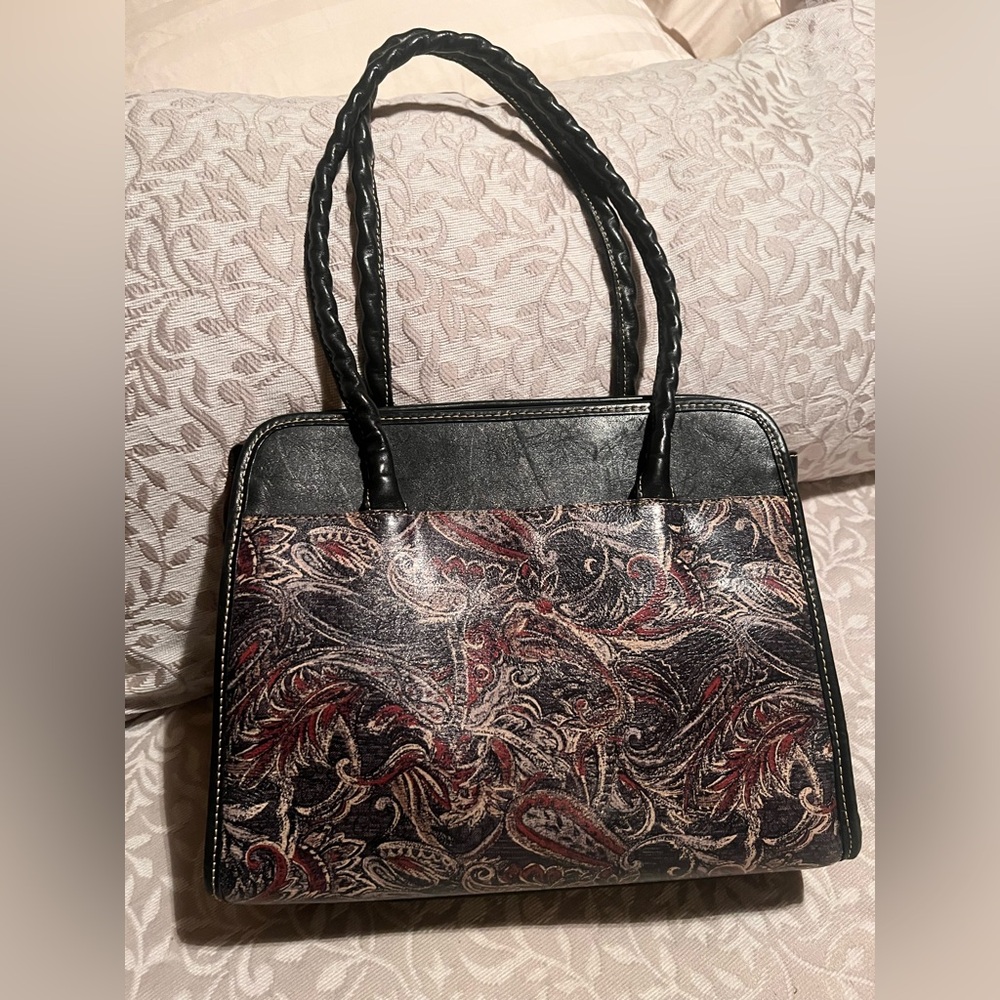 Patricia Nash Paris Paisley Satchel - Picture 4 of 6